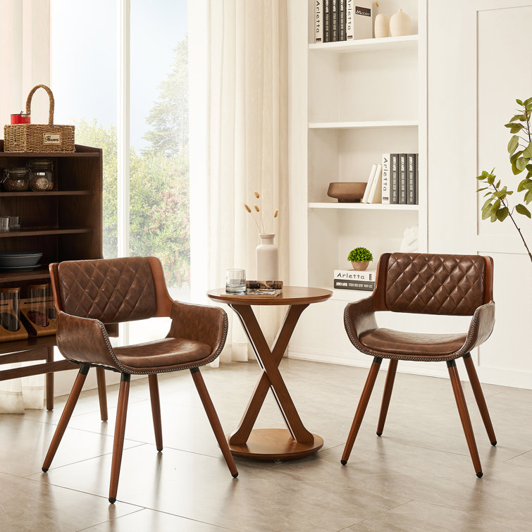 Accent chair set online of 2 with table